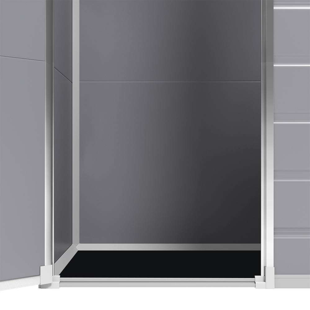 5x3ft Outdoor Plastic Storage Shed Weather-resistant Plastic Tool Shed For Backyard Or Patio