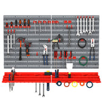 54 Pcs On-wall Tool Organizer, Pegboard