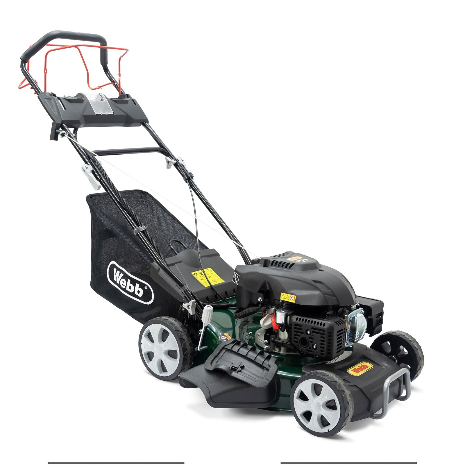 Classic 46cm Self-propelled Electric Start Petrol Lawnmower | Green