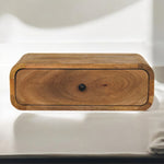 Solid Wood Avora Wall-mounted Oak-ish 1 Drawer Nightstand