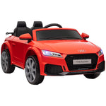 12v Battery Licensed Audi Tt Rs Ride-on Car W/ Remote, Headlight | Red