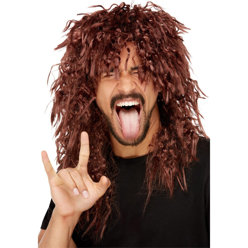 Hard Rocker Long Wig | Brown