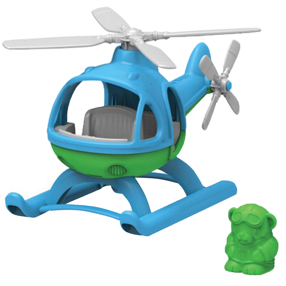 Blue Helicopter, Made From 100% Recycled Plastic