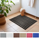 Non-slip Pvc Duckboard Shower Mat  - 61cm X 43cm | Blue