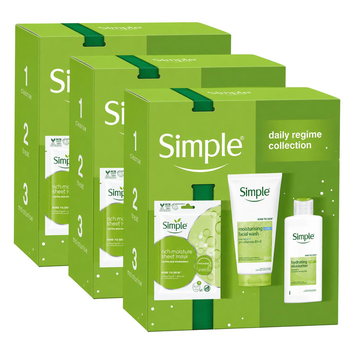 Daily Regime Edition Gift Set With Facial Wash And Moisturiser | Set of 3