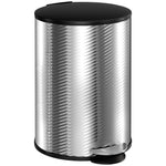 20l Kitchen Pedal Bin, Stainless Steel Bin Soft-close Lid
