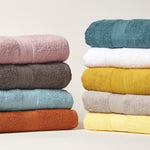 100% Combed Egyptian Cotton 500 Gsm Towels | Face Cloth (x4) | Light Grey