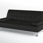 Jace Black 3 Seat Sofa Bed Set