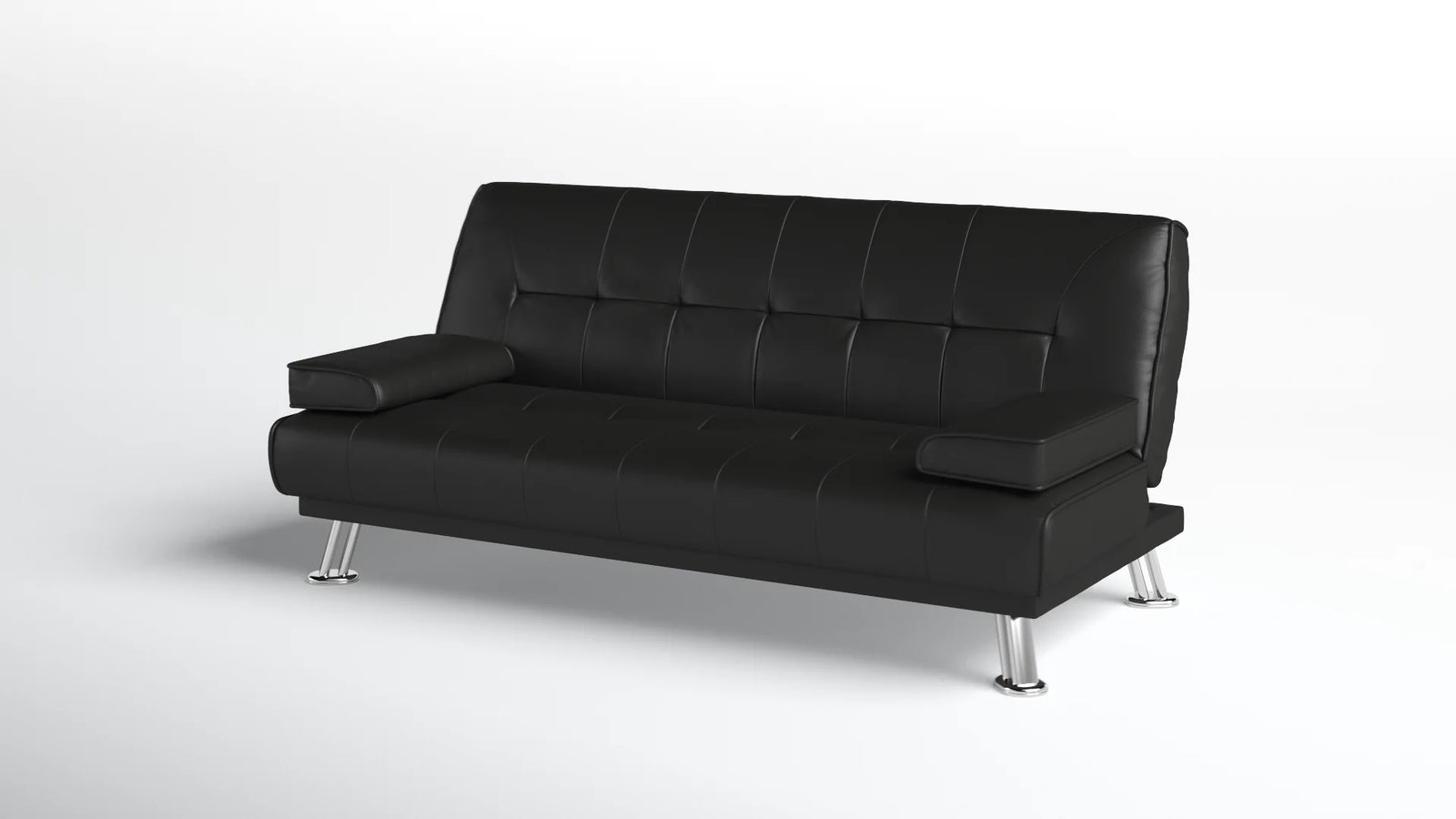 Jace Black 3 Seat Sofa Bed Set