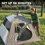 2 Man Camping Tent 3000mm Waterproof | Grey