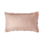 Egyptian Cotton Satin Stripe Oxford Pillowcase 330 Tc | King Pillow Case | Taupe & Beige