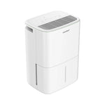 Smart 10l/12l Per Day Dehumidifier With Auto Humidity Control, 2.5l Tank & Timer – Quiet, Energy-efficient, And Portable With 360° Wheels And Laundry Drying Mode | 12l | White