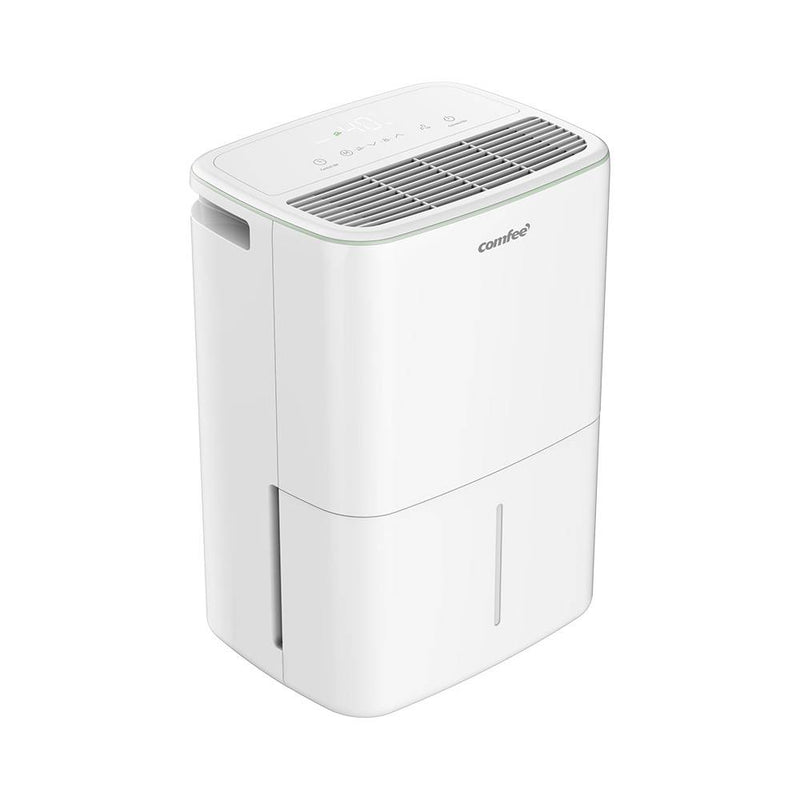 Smart 10l/12l Per Day Dehumidifier With Auto Humidity Control, 2.5l Tank & Timer – Quiet, Energy-efficient, And Portable With 360° Wheels And Laundry Drying Mode | 12l | White