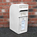 Post Box With Stand | White