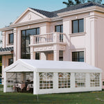 Garden Gazebo Portable Carport W/ Removable Sidewalls