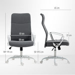 High Back Office Chair | Grey