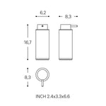 Dispenser, 16,7 X 8.3 X 6.2 Cm, Collection Bwc | Matte White