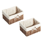 Entryway Coat Rack Wall Mounted Shelf Hooks 2 Baskets