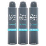 Men+care Classic Antiperspirant With 48h Sweat Protection Deo 200ml, 3 Pack
