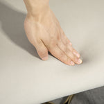 Accent Chair Velvet-feel Upholstered Lounge Armchair | One Size | Cream