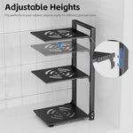 2/3/4-tier Adjustable Kitchen Pot Rack Organizer | Medium