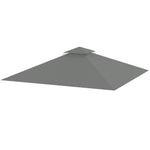 Gazebo Canopy Replacement Cover 3 X 3(m) 2-tier Roof Top