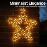 Xmas Haus 50cm 120warm White Led Metal Star 3m Lead Outdoor