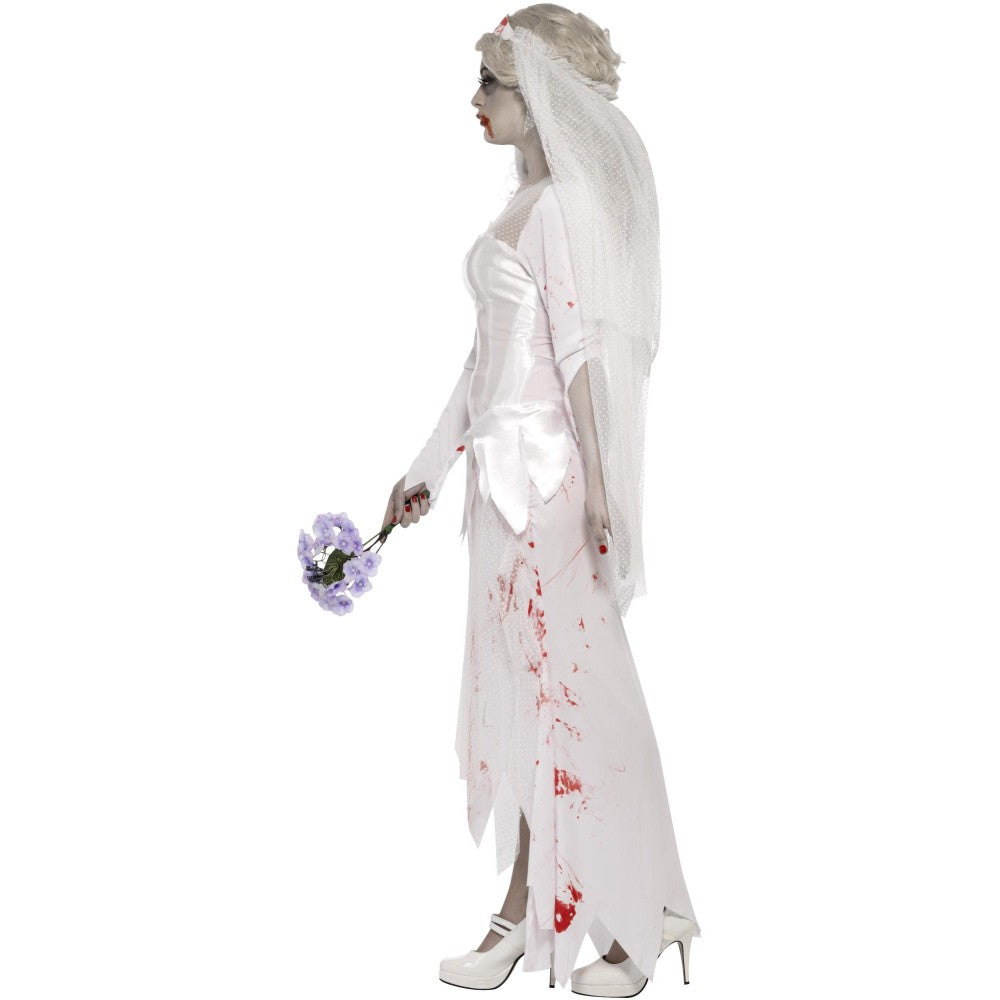 Zombie Bride Adult Women's Costume | Small