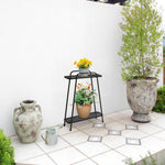 Modern Plant Stand 2 Shelf Xl
