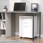 60cm Storage Cabinet With Drawers And Open Shelf,white | One Size | White