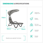 Bali Sun Lounger - Grey