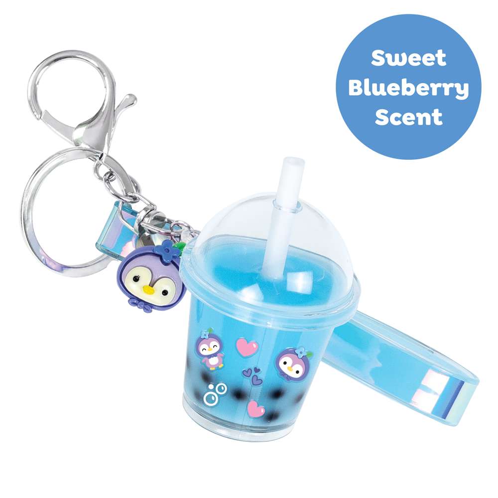 Tiger Tribe Bag Charm Kit - Blueberry Bubble Tea