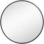 60x60/70x70cm Round Bathroom Mirror Modern Wall Mirror | Large | Black