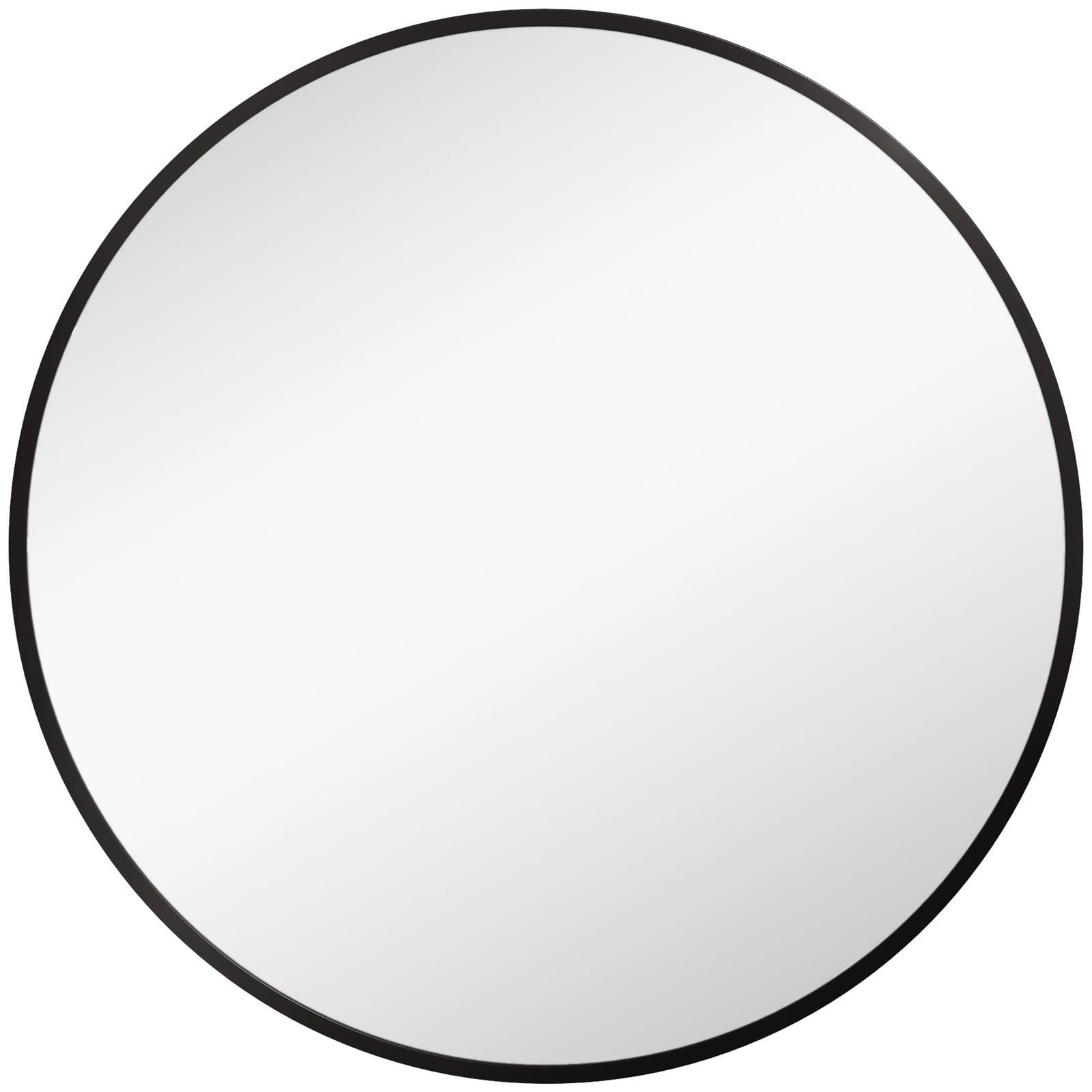 60x60/70x70cm Round Bathroom Mirror Modern Wall Mirror | Large | Black