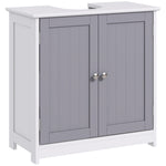 Under-sink Storage Cabinet Adjustable Shelf Drain Hole | One Size | White