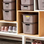 Lightweight & Durable Basket Recycled 20 Storage Box,13l, Charcoal