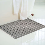 Non-slip Pvc Duckboard Shower Mat  - 61cm X 43cm | Grey