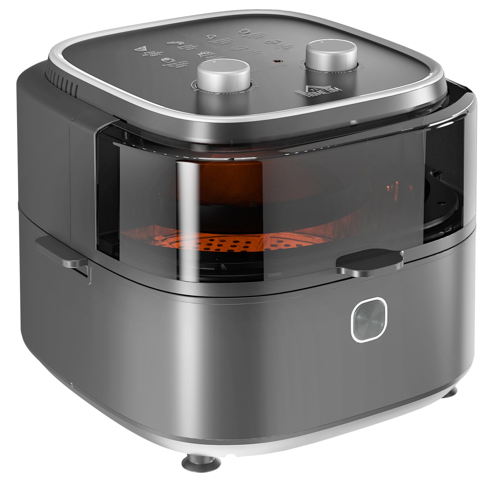 6.5l Airfryer Air Fryer Oven With Recipes  60min Timer