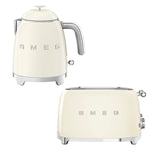 Klf05 & Tsf03 50's Style Mini Kettle & 4-slice Toaster Set | Cream