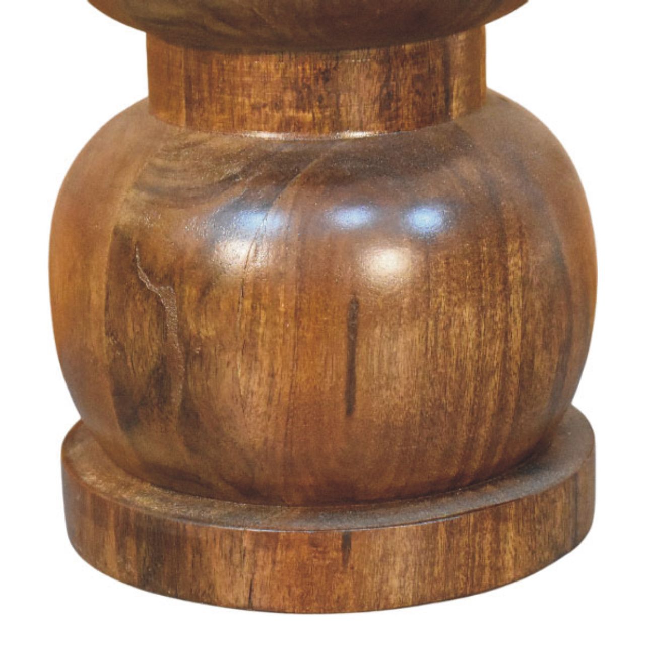 Marble Top Bulla Side Table, White and Brown | 8 | Brown