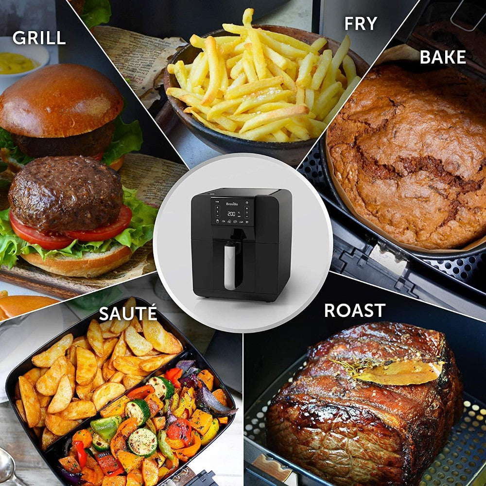 Digital 5.5l Air Fryer Oven Fry Bake Roast Grill