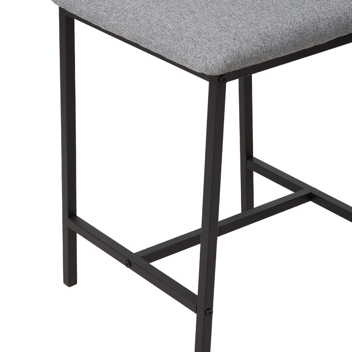 Set Of 4 Upholstered Bar Stools