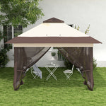 3.6 X 3.6m Pop-up Tent Gazebo Shelter Instant Canopy Steel