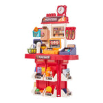 Children Pretend Supermarket Shopping Playset 48pcs Toy Accessory Set