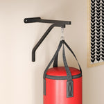 Unfilled Punching Bag Set With Boxing Gloves | Red