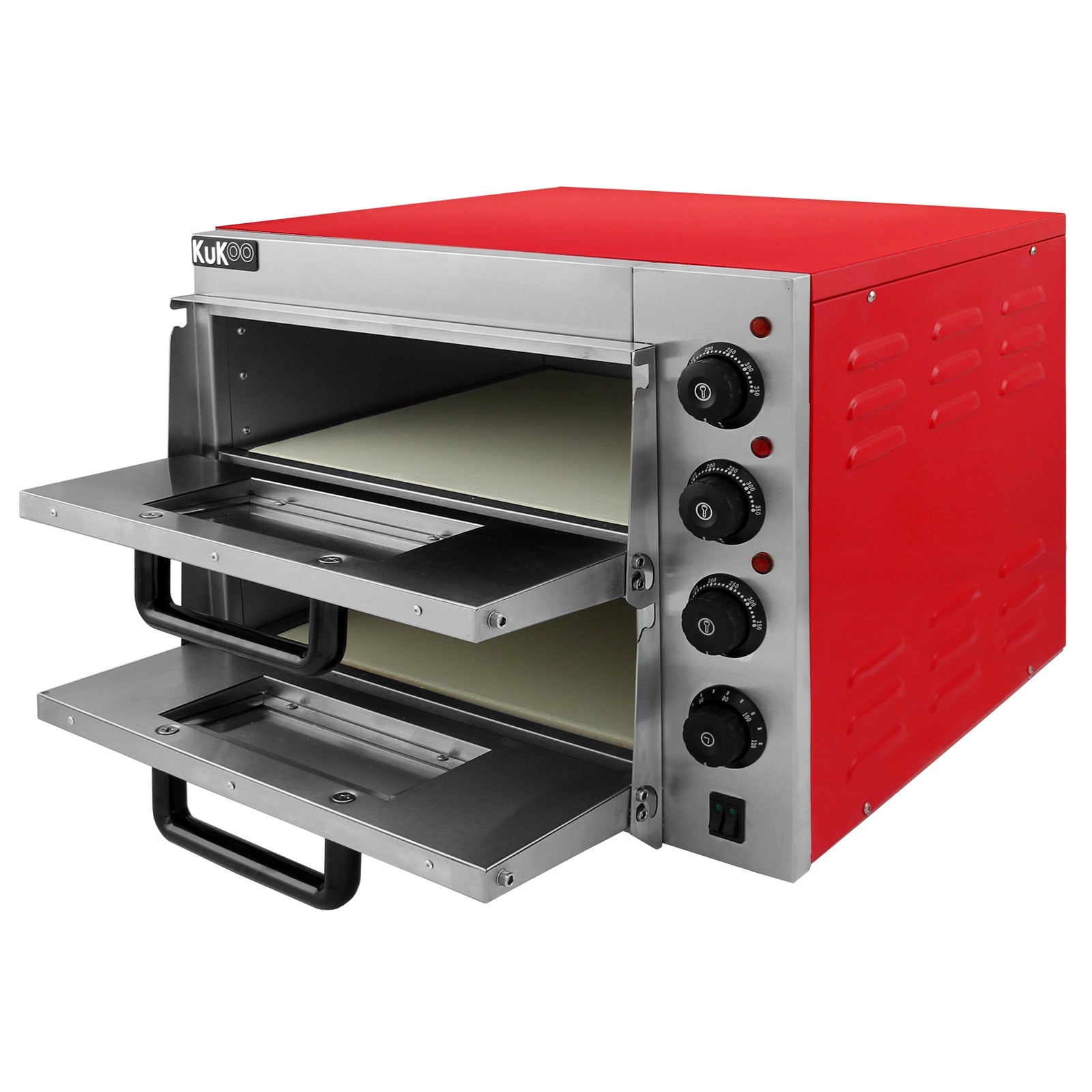 16" Twin Deck Electric Pizza Oven