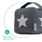 Weighted Cube Door Stopper Star