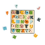 Wooden Uppercase Abc Puzzle, Educational Toys