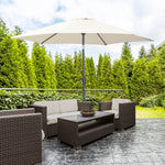 2.6m Patio Umbrella With Tilt Crank | Cream