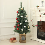4ft Artificial Christmas Tree With 8 Modes And Remote